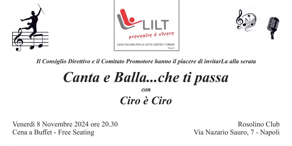 Canta e Balla…che ti passa