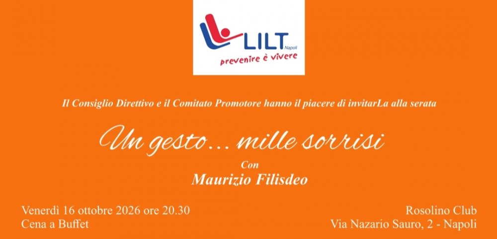 Un gesto…mille sorrisi